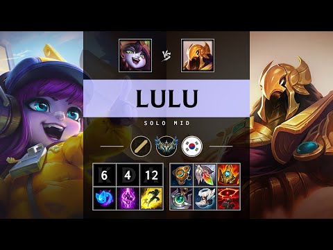 Lulu Mid vs Azir: Rampage - KR Challenger Patch 14.24