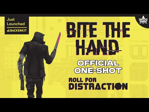 BITE THE HAND One Shot - Alex's new cyberpunk TTRPG | RFD Developer Showcase Actual Play