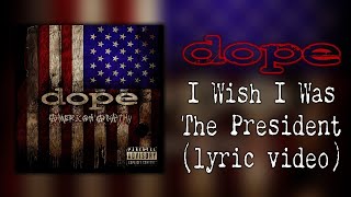 Dope - I Wish I Was The President (Guitar Backing Track)