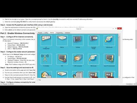 Appendix Packet Tracer   Configuring an Integrated Router