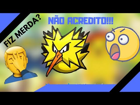 ☠️ DESAFIO ☠️ PEGANDO ZAPDOS SHINY NA ÚLTIMA POKÉBOLA 🤦