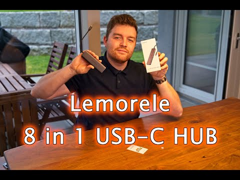 8 in 1 USB-C HUB - Lemorele, TC38L, HDMI, SD-Karten, Ladefunktion - Unboxing & kleiner Test