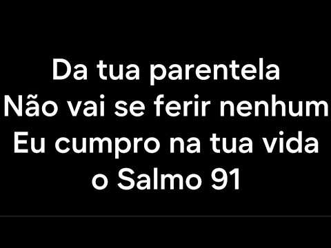 Salmos 91 - Eliã Oliveira (VOZ COM LETRA)