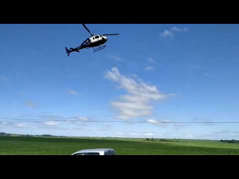 Helicóptero do SAMU faz resgate de idoso ferido na PR-317