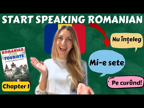 Basic ROMANIAN Vocabulary & Phrases for Beginners 👋 I ROMANIAN for TOURISTS - Ch.1