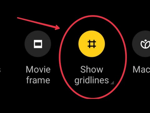 What is Show Gridlines || Camera Mein Show Gridlines Kaise lagaye | Camera Settings in Redmi 10t Pro