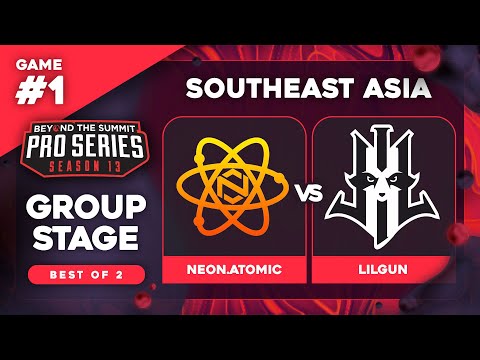 Neon.Atomic vs Lilgun Game 1 - BTS Pro Series 13 SEA: Groups w/ T-Panda & hairy_freak