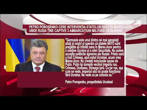 DECLARATIA ZILEI 29 Noiembrie - Petro Poroșenko cere ajutorul NATO