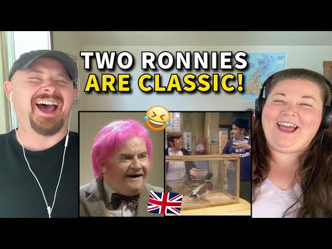 Americans React: The Two Ronnies | Racing Duck & Inventors Convention
