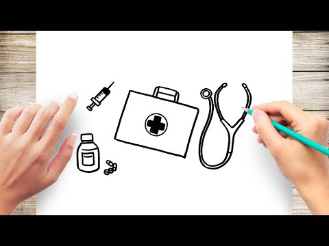 How to Draw Medical Tools Step by Step