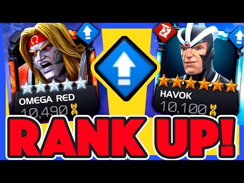 6 Star HAVOK or 5 Star OMEGA RED Rank Up?? Who Did I Choose?  RANK'D Episode 4