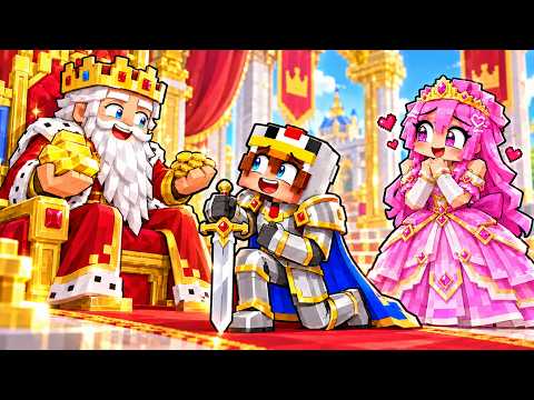 Un ROI m'a engagé pour PROTÉGER la PRINCESSE sur Minecraft !