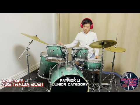 Drum-Off AUSTRALIA 2021 - PATRICK LI - 9 - Junior category