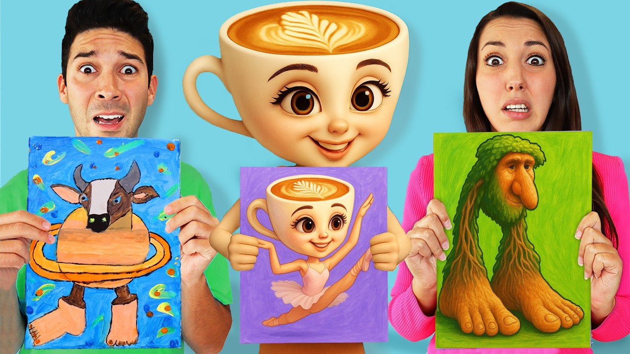 WHO DRAWS THE MOST BEAUTIFUL TUNG TUNG SAHUR and CAPUCHIN DANCER WINS against Doctor Timoti! 🎨