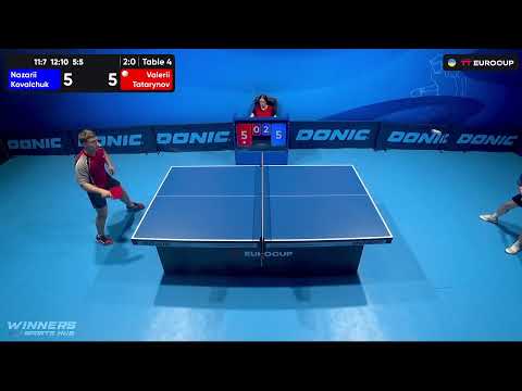 20:05 Nazarii Kovalchuk - Valerii Tatarynov 21.09.2023 TT Euro.Cup Ukraine Star. TABLE 4