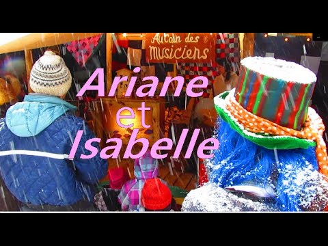 Ariane et Isabelle aux hivernales, Halte Lacustre 2022