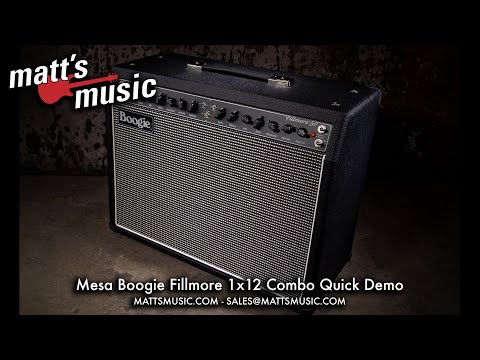 Matt's Music - Mesa Boogie Fillmore 50 1x12 Combo Quick Tone Test - Gabriel De Mattia