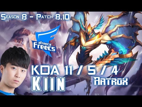 AFs Kiin AATROX vs VLADIMIR Top - Patch 8.10 KR Ranked