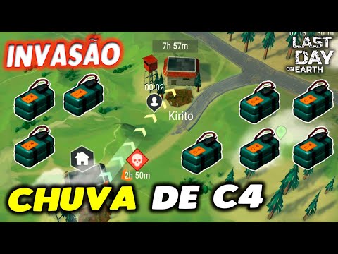 CHUVA DE C4 NA INVASÃO - Last Day On Earth