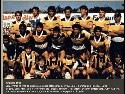 Criciúma 2x1 Próspera (10/08/1986) - Catarinense 1986 (Criciúma campeão)