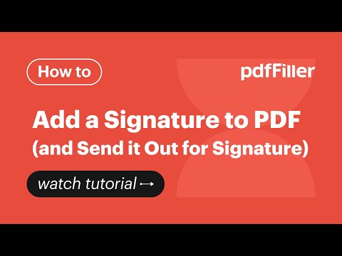How to Add a Signature to PDF (and Send it Out for Signature)