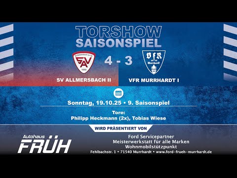 Tore - SV Allmersbach II - VfR Murrhardt I (Saisonspiel) - 19.10.25