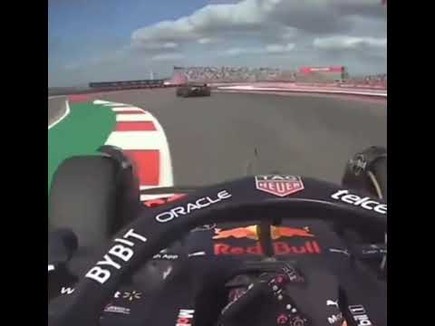 Onboard Verstappen overtaking Hamilton