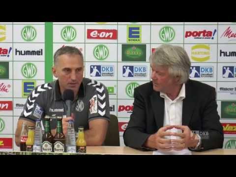 19.10.2014 GWD Minden - HC Erlangen // Pressekonferenz