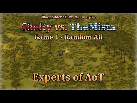 Experts of AoT: Random All - Shelty vs. TheMista, Game 1 - Hades vs. Set - Age of Mythology: TT