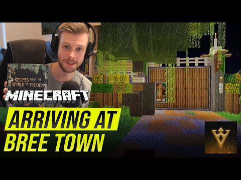 ARRIVING at BREE TOWN in Minecraft: LOTR Mod - Episode 6