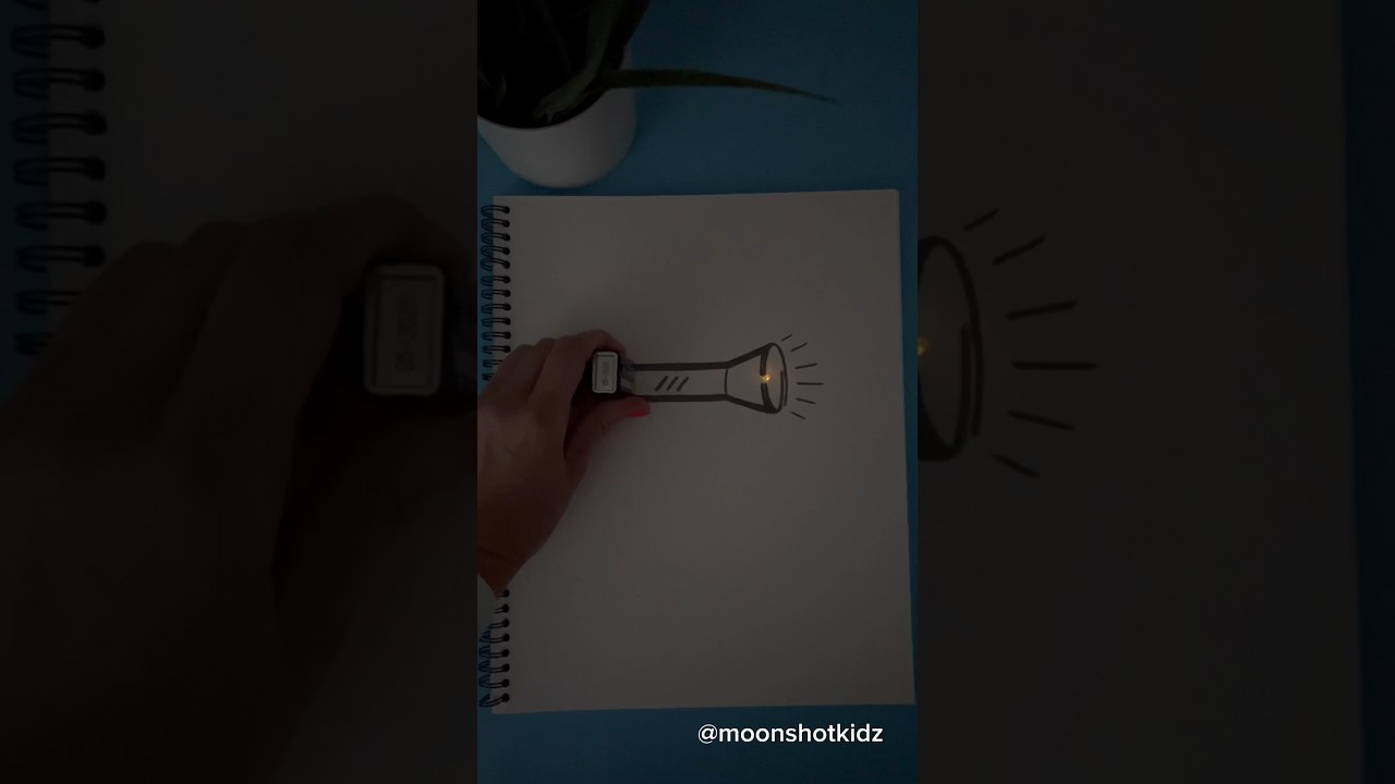 Regular pencil electric circuit drawing. Easy paper electronics project tutorial #stem #science #diy