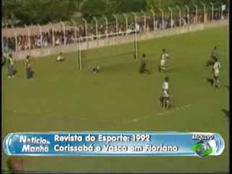 Revista do Esporte destaca jogo entre Corissabá e Vasco em 1992