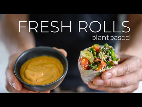 ROCK N ROLL BEGINS TODAY with this easy Fresh Spring Rolls Recipe