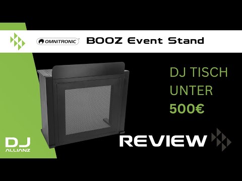 Omnitronic BOOZ Event Stand - DJ Tisch unter 500€