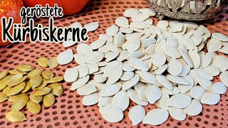 Kürbiskerne rösten und salzen | gesund und lecker essen