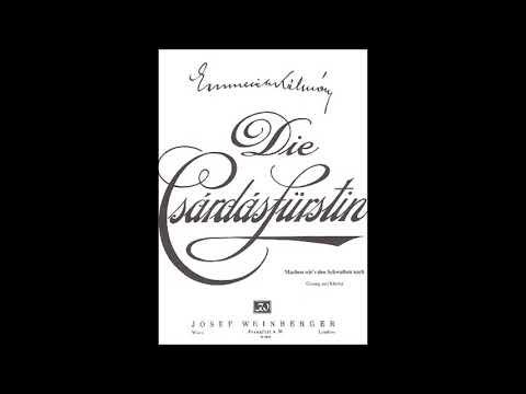 Kálmán "Die Csardasfürstin-Querschnitt" Horst Wilhelm/Ruth Zillger