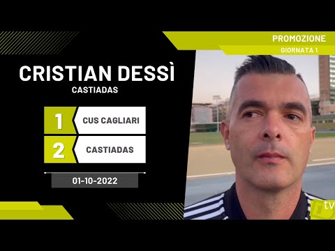 Cristian Dessì allenatore Castiadas 01-10-2022 - Diario Sportivo