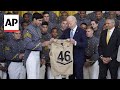 Biden honors Army football with Commander-in-Chief's Trophy