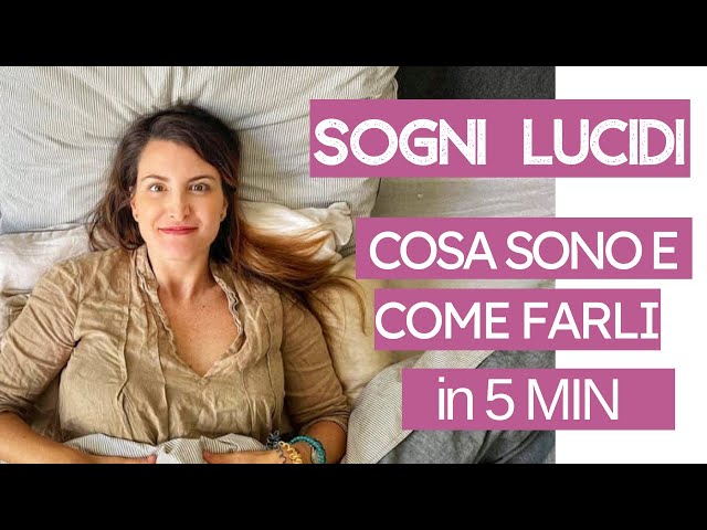 Video pronuncia di sogni in Italiano