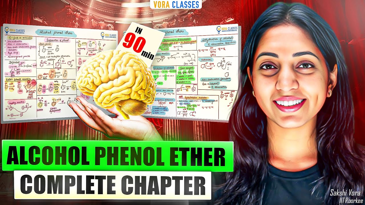 ALCOHOL PHENOL ETHER in 100 Mins | MIND MAP Revision| JEE | NEET | Boards