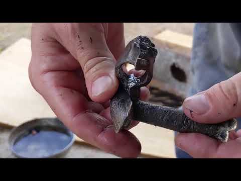 I Poured a New Bronze Skull Ring