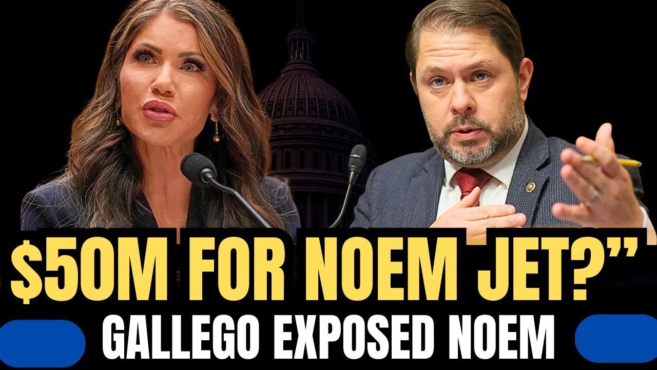 $50 Million for a Jet?” Gallego EXPOSES Noem in Fiery Hearing