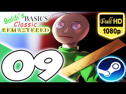 Baldi's Basics Classic Remastered - Walkthrough Part 9 - Null & Glitch Style (Final Boss & Ending) - YouTube