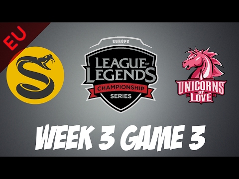 Splyce vs. Unicorns Of Love | Game 3 | HIGHLIGHTS | EU LCS W3D1 2017 Spring split