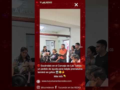 😡 Escándalo en el Concejo de Las Talitas: pedido de ayuda terminó en gritos 🏛️👶🔥