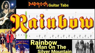 Man On The Silver Mountain - Rainbow - Guitar + Bass TABS Lesson