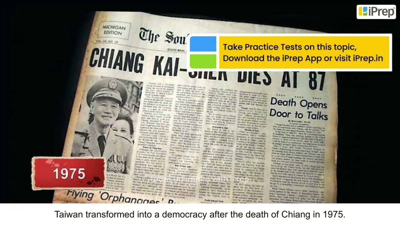 The Story of Taiwan | Paths to Modernisation | History | Class 11 | iPrep