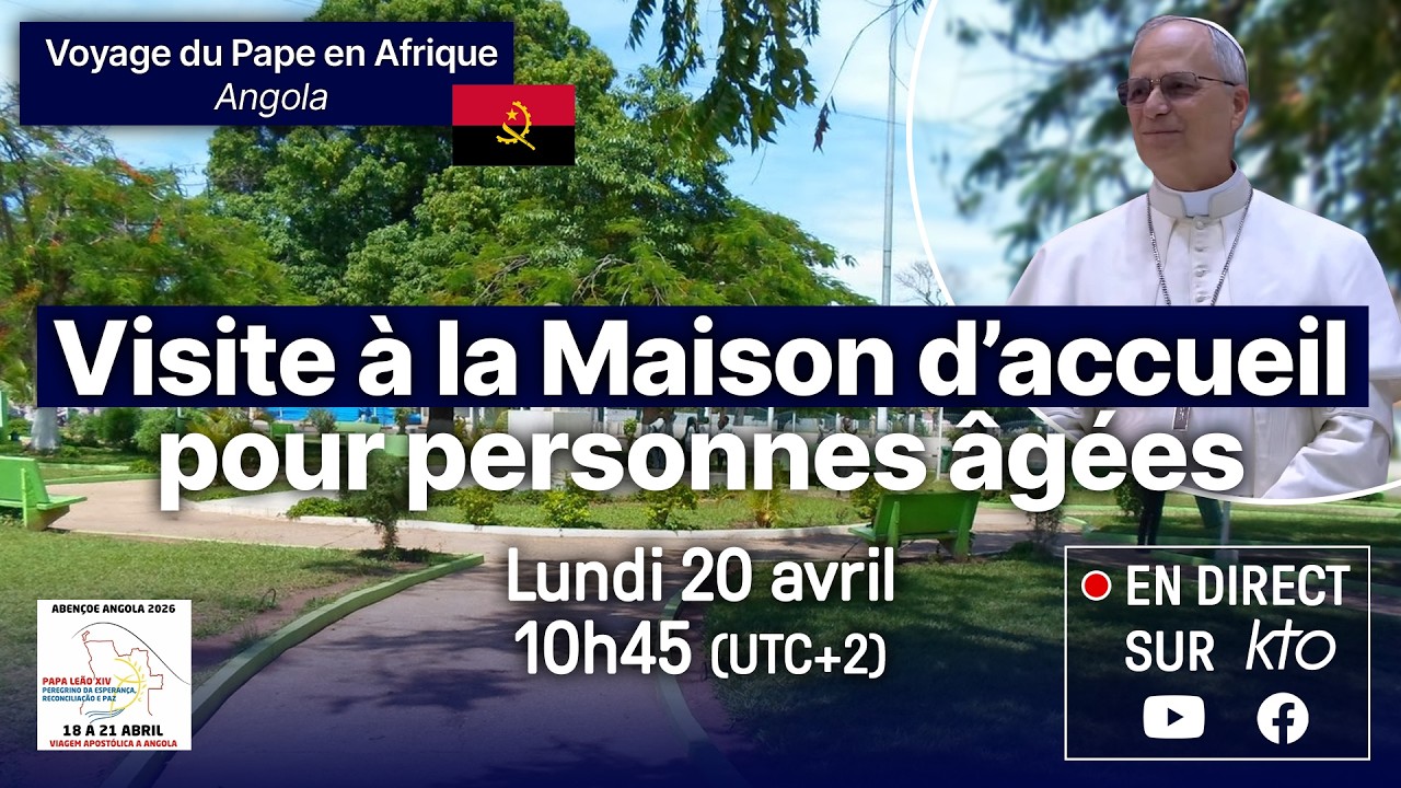 Visite du pape #LéonXIV à la Maison d'accueil pour personnes âgées à Saurimo #PapeenAngola