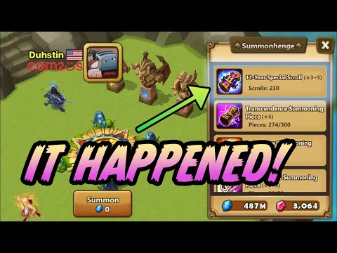 250 11-Year Scrolls!  Summoners War