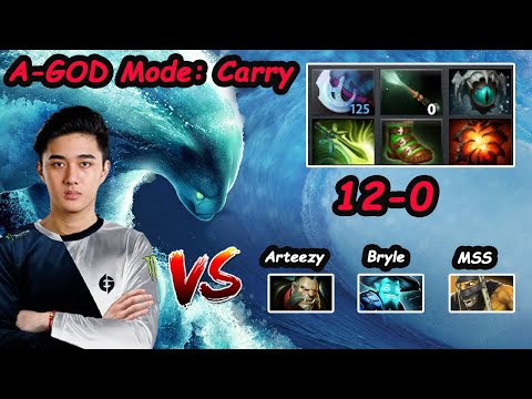 Abed Morphling A-GOD Immortal Rank 1 Server NA MODE Carry vs EG.Arteezy Mss Bryle Dota 2  Gameplay